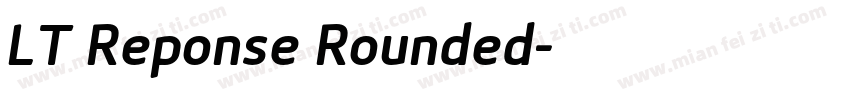 LT Reponse Rounded字体转换